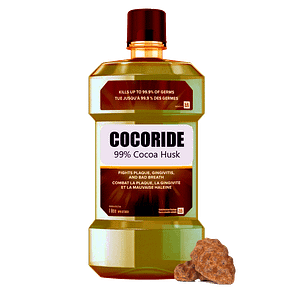 Mouthwash containing cocoa